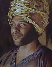 GOLDKIND Mohammed 170 x 110 cm Oel auf Leinwand 2016'18